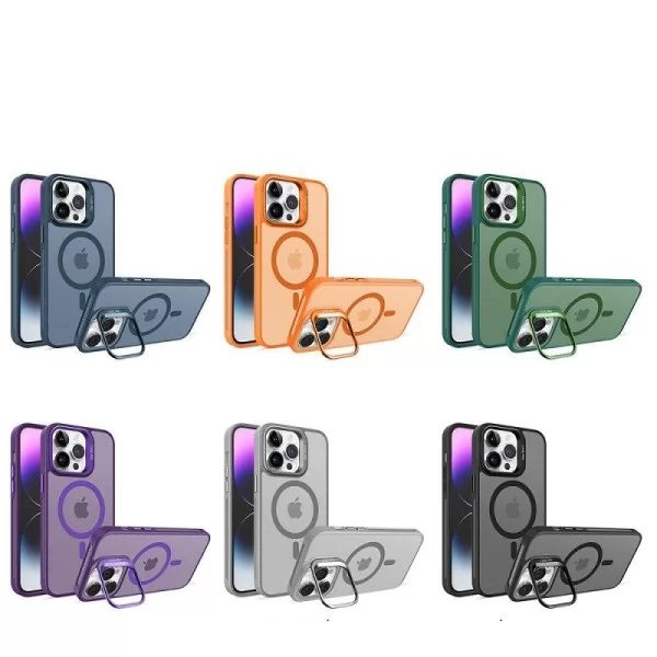 Чехол Screen Geeks Magsafe+Lens Iphone 14 Pro [Orange]